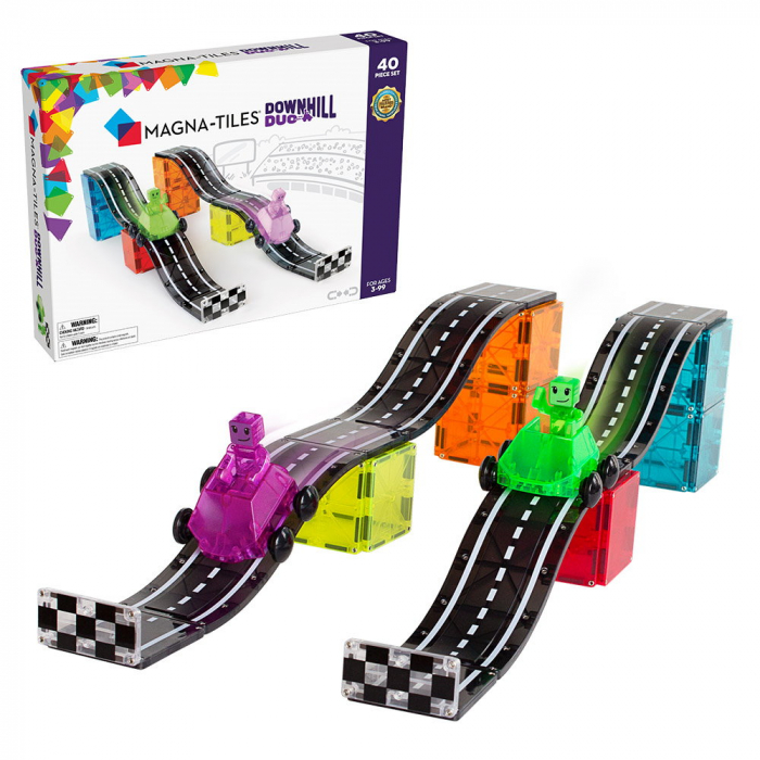Magna Tiles Downhill Duo, set magnetic 40 piese [2]