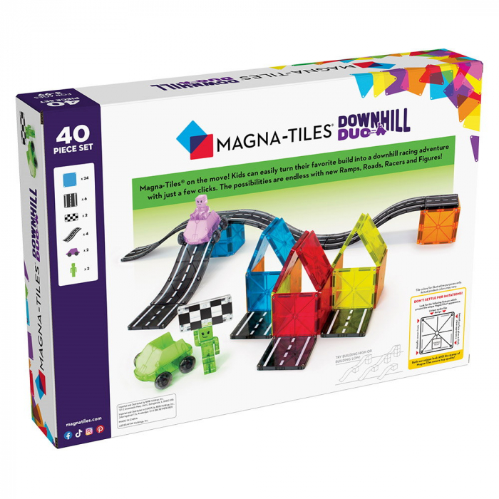 Magna Tiles Downhill Duo, set magnetic 40 piese [8]