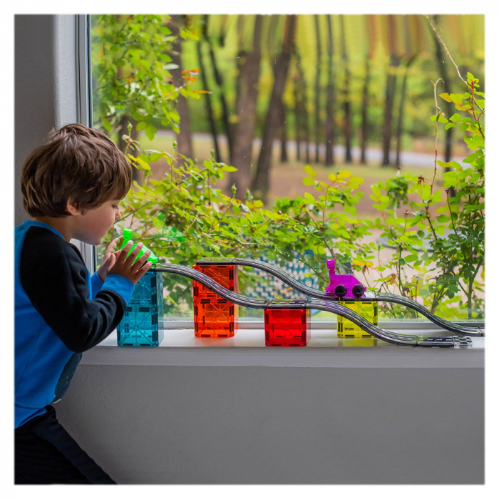 Magna Tiles Downhill Duo, set magnetic 40 piese [3]