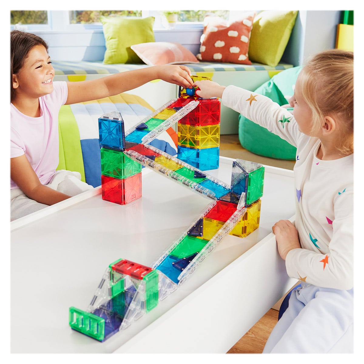 MAGNA-TILES Rail Racers Deluxe, 90 piese [4]