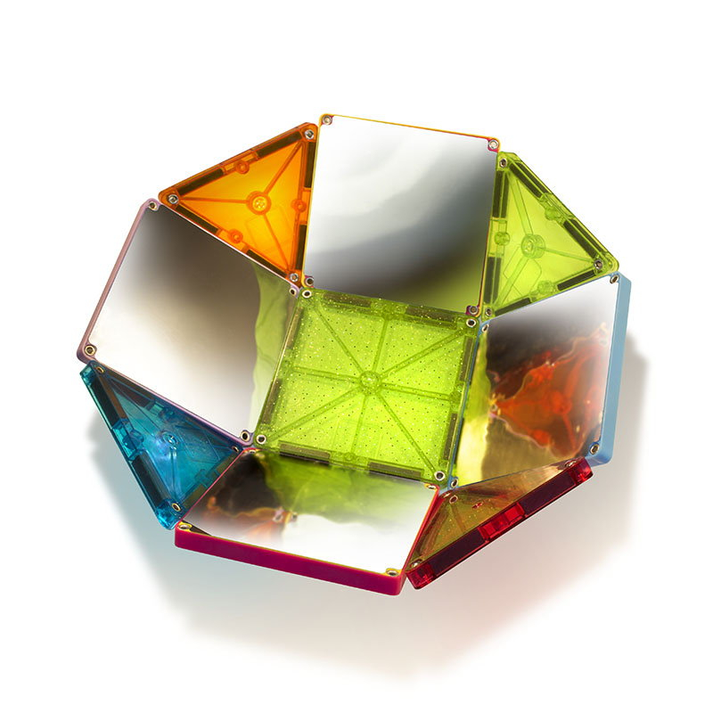 MAGNA-TILES Stardust cu sclipici si oglinzi 15 piese [2]