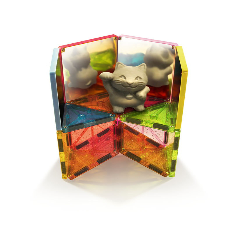 MAGNA-TILES Stardust cu sclipici si oglinzi 15 piese [5]
