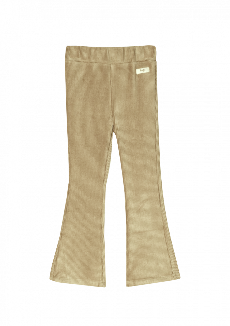 Pantaloni evazați din catifea raiata, Yate, bumbac organic, culoarea Peanut [3]