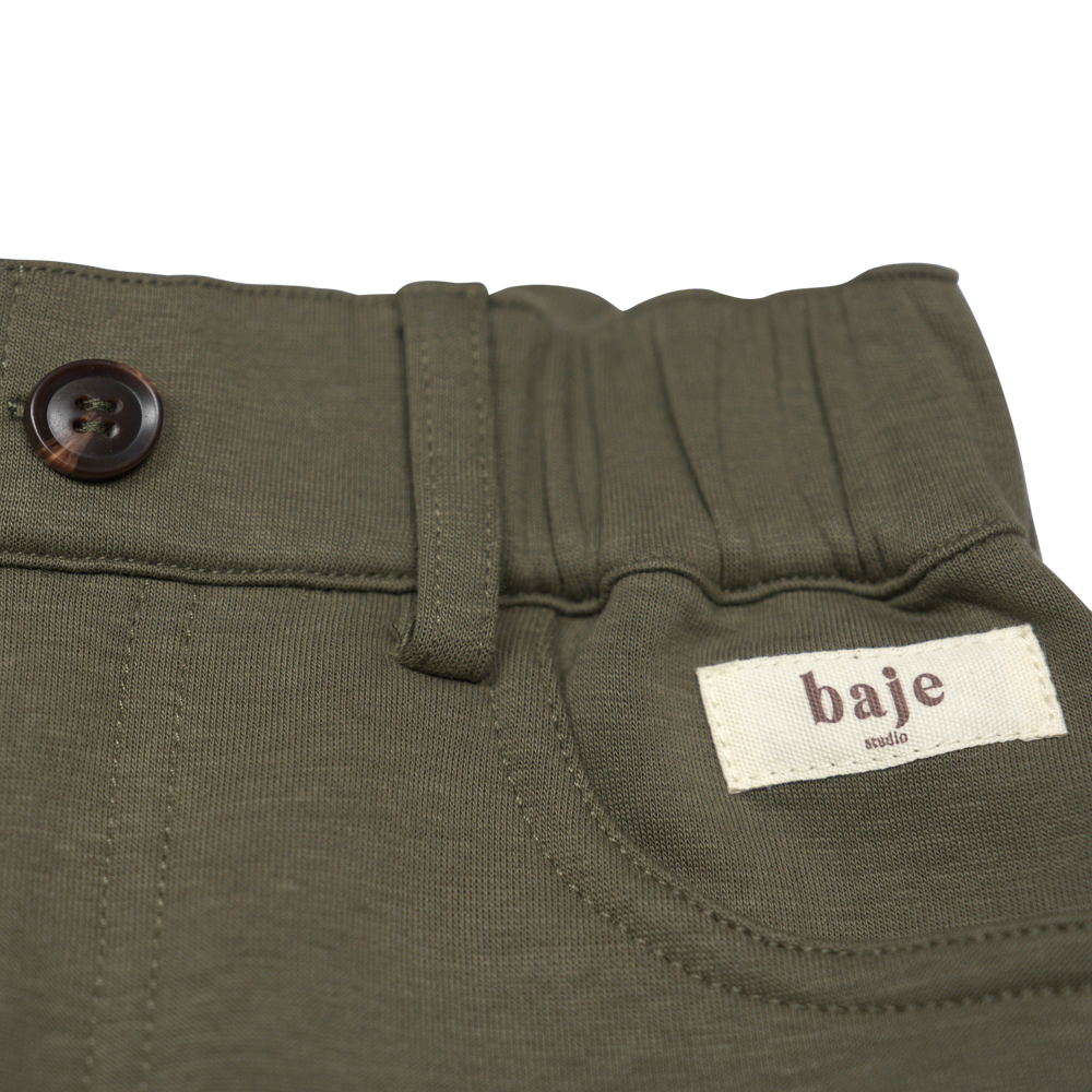 Pantaloni Grays, bumbac organic, greyish green [2]