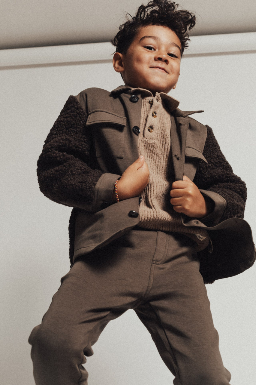 Pantaloni Grays, bumbac organic, greyish green [5]