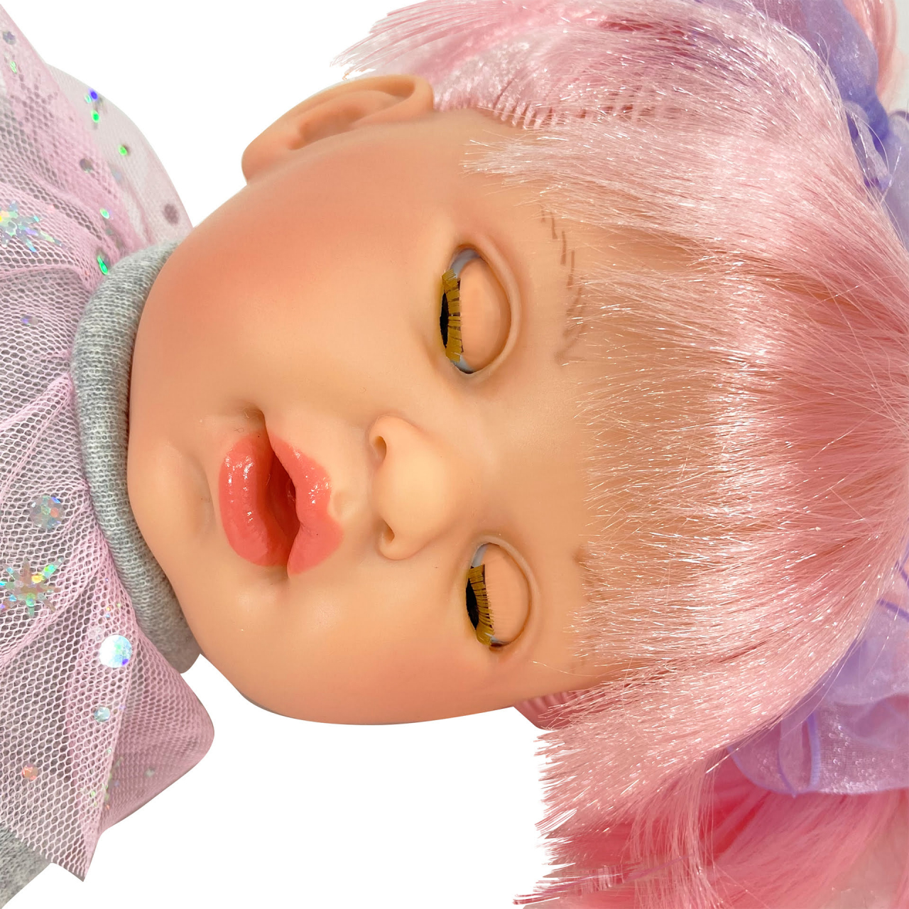 Papusa Nines D'Onil, Alex Star, cu parul roz, ambalata in cutie, cu miros de vanilie, 40 cm [2]