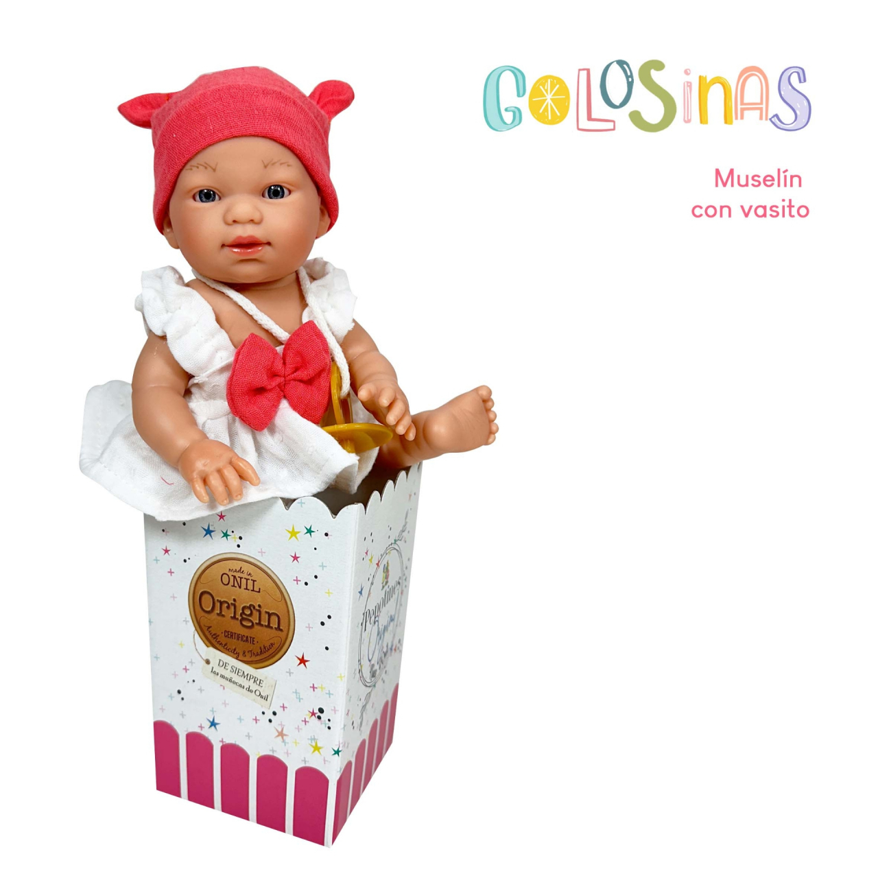 Papusa Nines D'Onil, Colectia Golosinas, cu miros de vanilie, 26 cm (2024) [4]