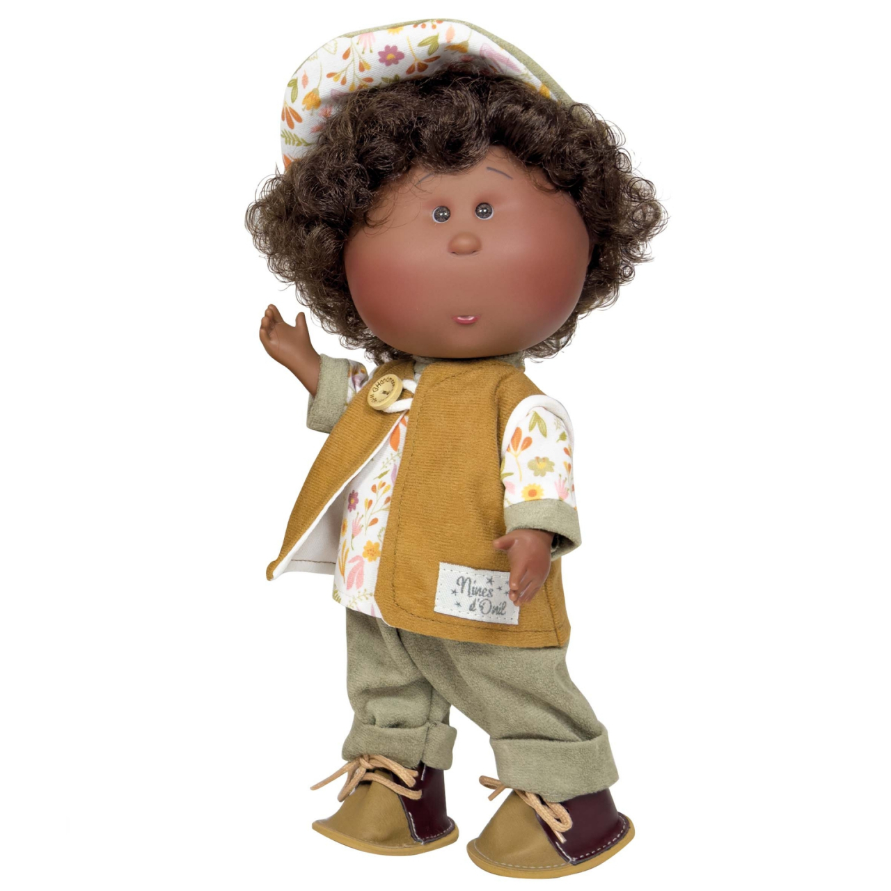 Papusa Nines D'Onil, Colectia Little Mio, Afro, 23 cm [1]