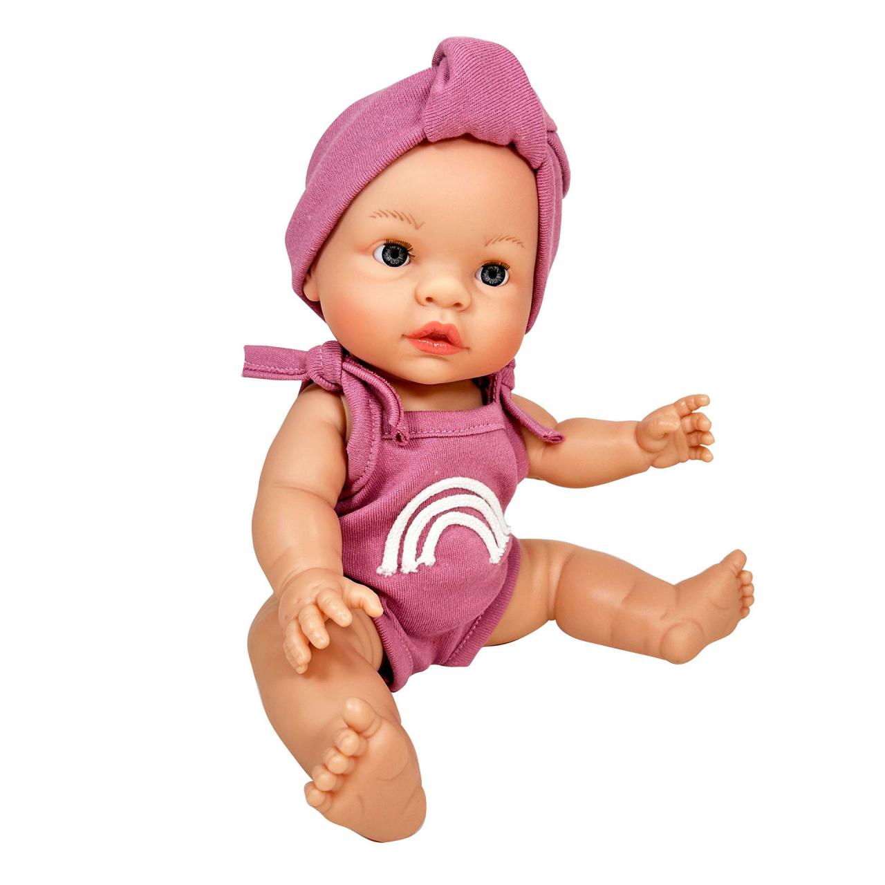 Papusa Nines D'Onil, Joy, fara par, cu bentita roz, cu miros de vanilie, 37 cm [1]