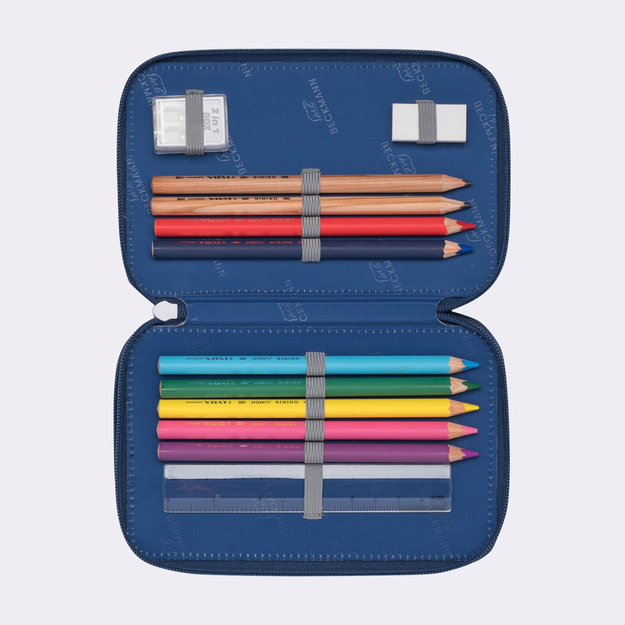 Penar cu trei secțiuni complet echipat, Forest Deer Blue [3]