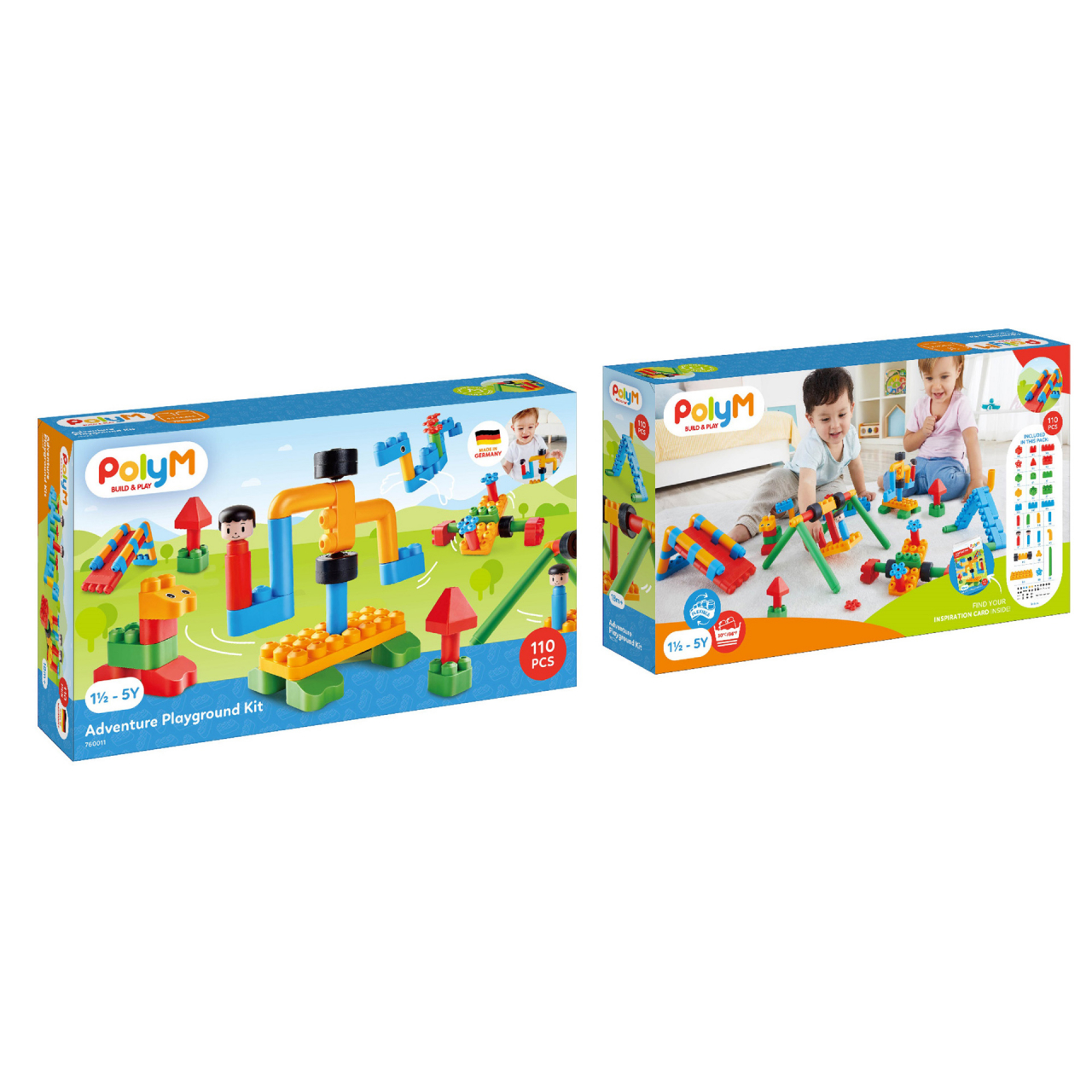 PolyM - Kit de joaca pentru aventura pentru copii (110 piese) [1]