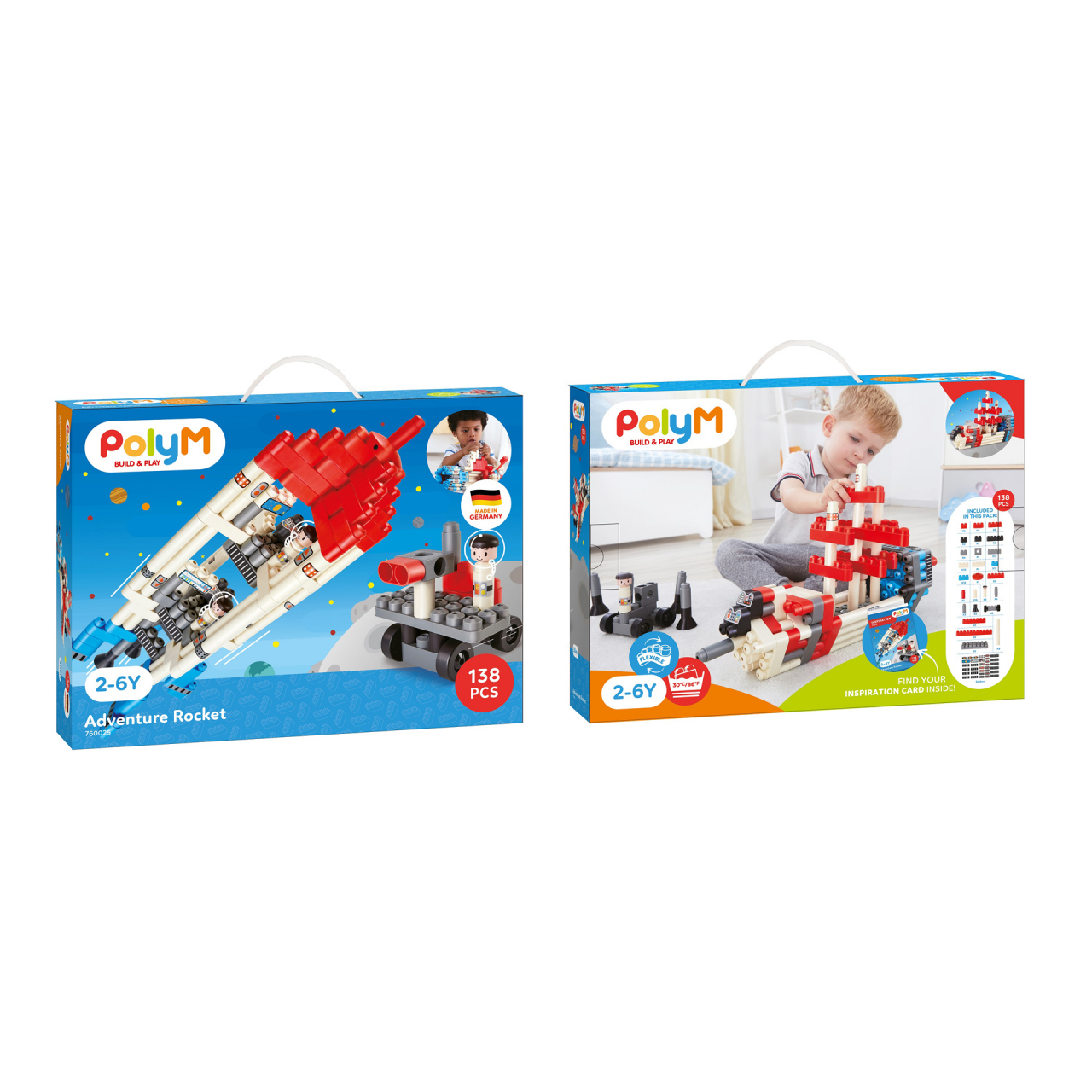 PolyM - Racheta de jucarie pentru copii (138 piese) [1]
