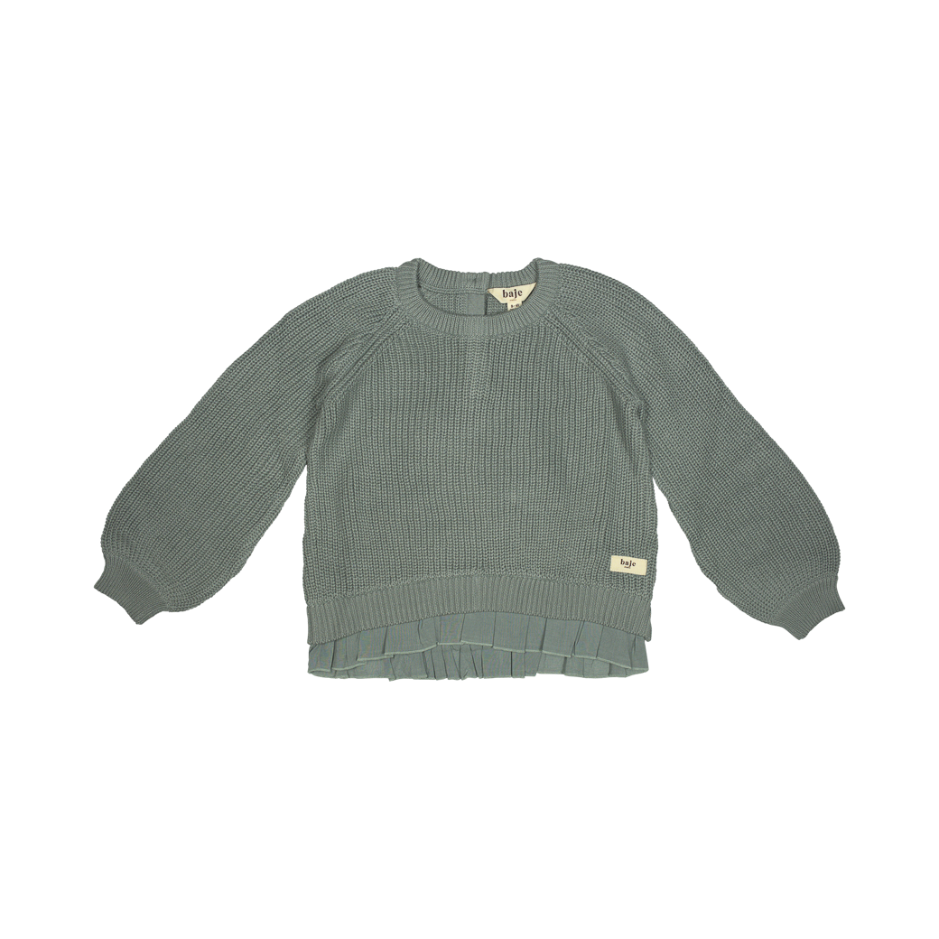 Pulover Hayes, bumbac organic, culoarea Greyish blue, Baje [3]