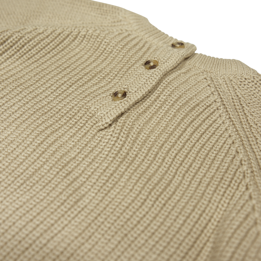 Pulover Hayes, bumbac organic, culoarea Peanut, Baje [5]