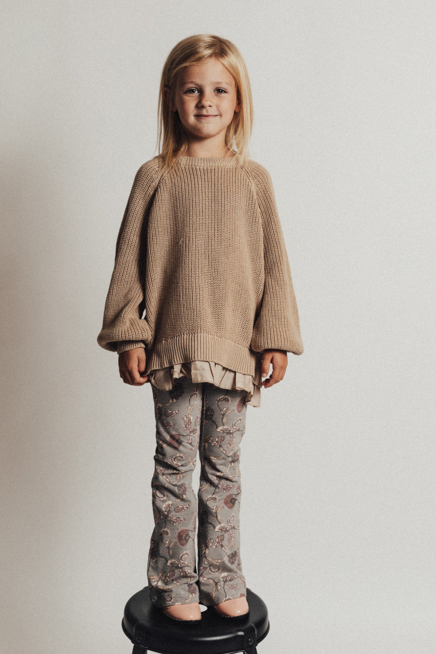 Pulover Hayes, bumbac organic, culoarea Peanut, Baje [2]