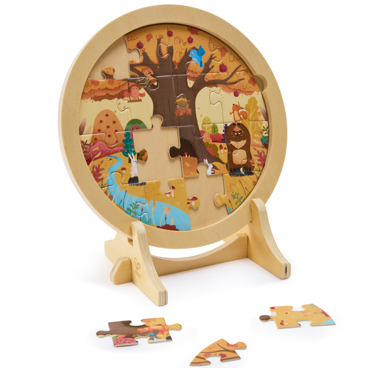 Puzzle din Lemn copii - Set 4 Anotimpuri (10, 12, 16 si 18 piese) [6]
