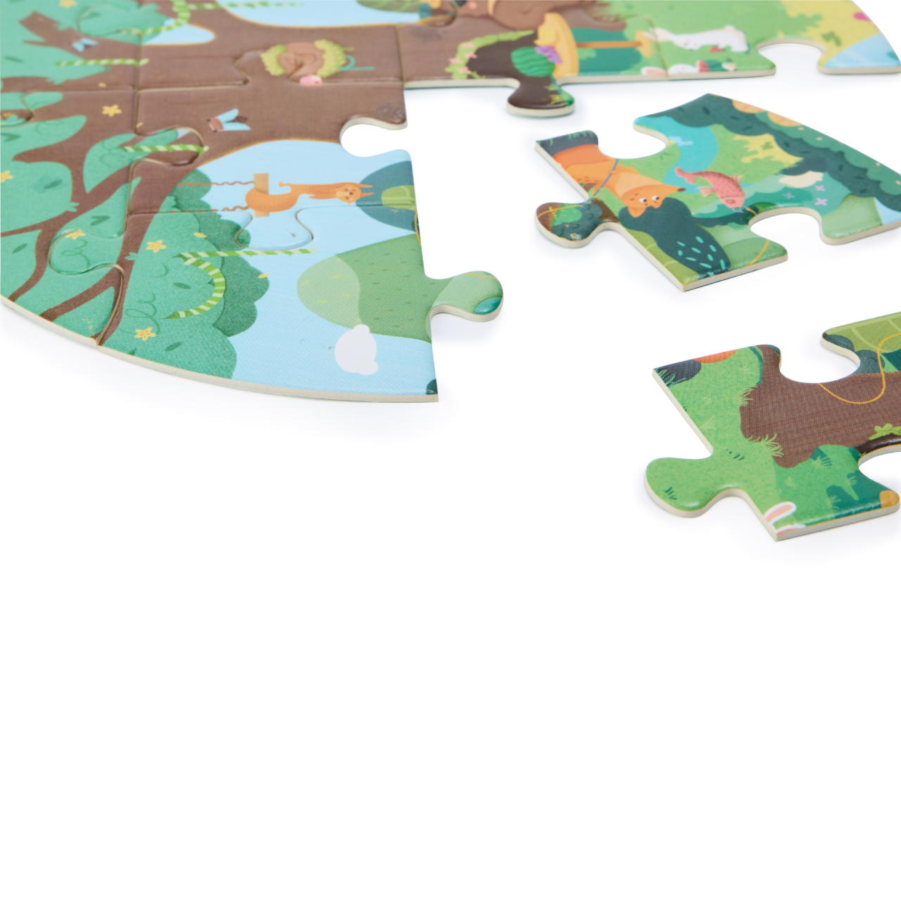 Puzzle din Lemn copii - Set 4 Anotimpuri (10, 12, 16 si 18 piese) [9]