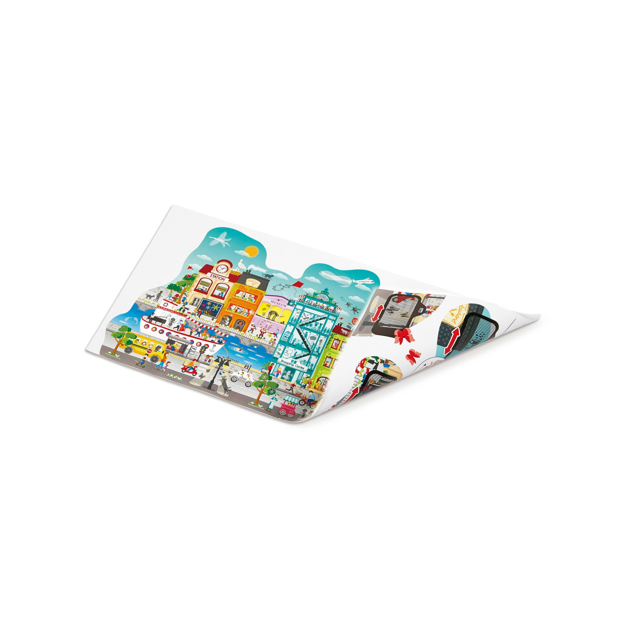 Puzzle pentru copii de podea Orasul animat (49 piese) [5]