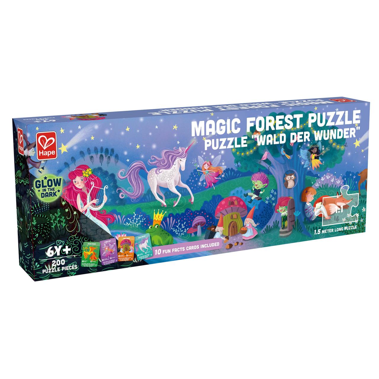 Puzzle pentru copii fosforescent cu Zane (200 piese, 1.5m) [2]