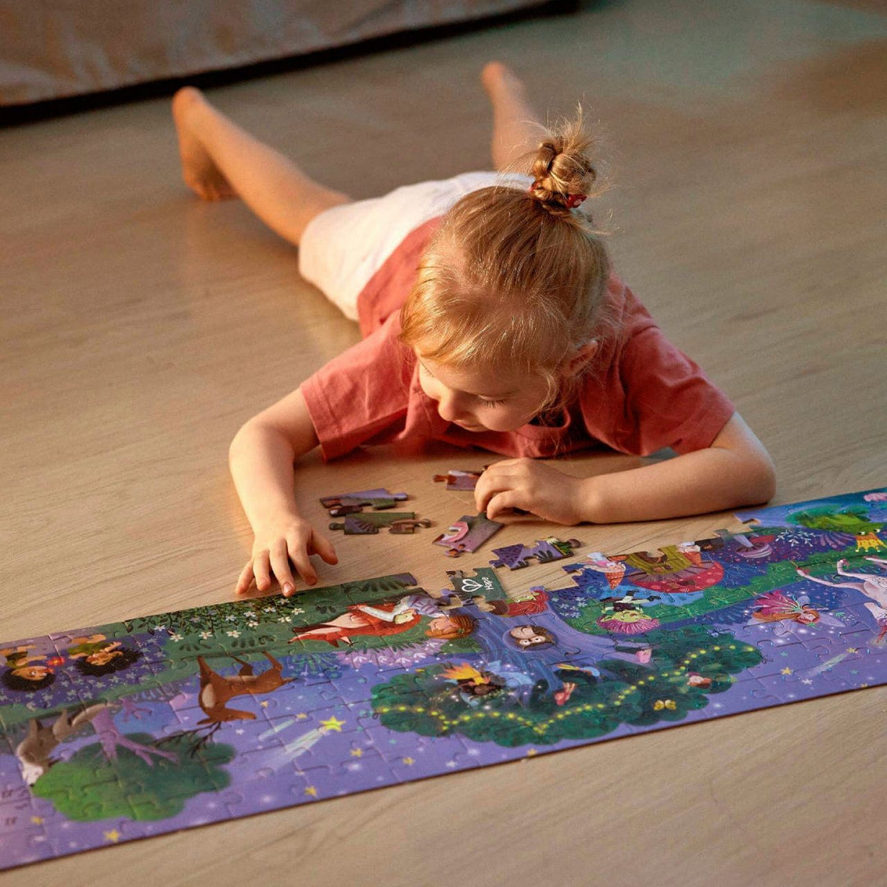 Puzzle pentru copii fosforescent cu Zane (200 piese, 1.5m) [4]