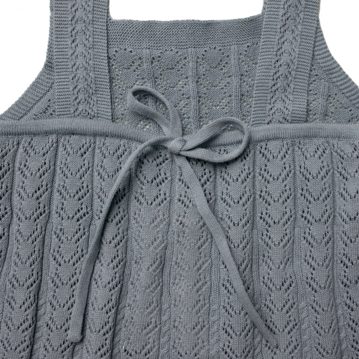 Rochie de vara, tricotata fin, bumbac organic, Asta, Hanevild [4]