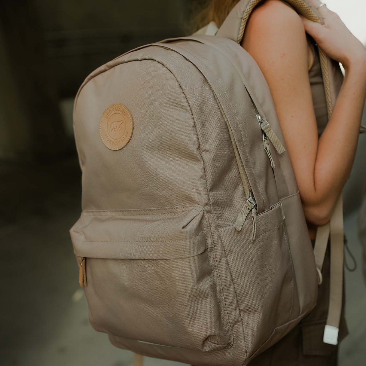 Rucsac, ghiozdan ergonomic, City, Beige [8]