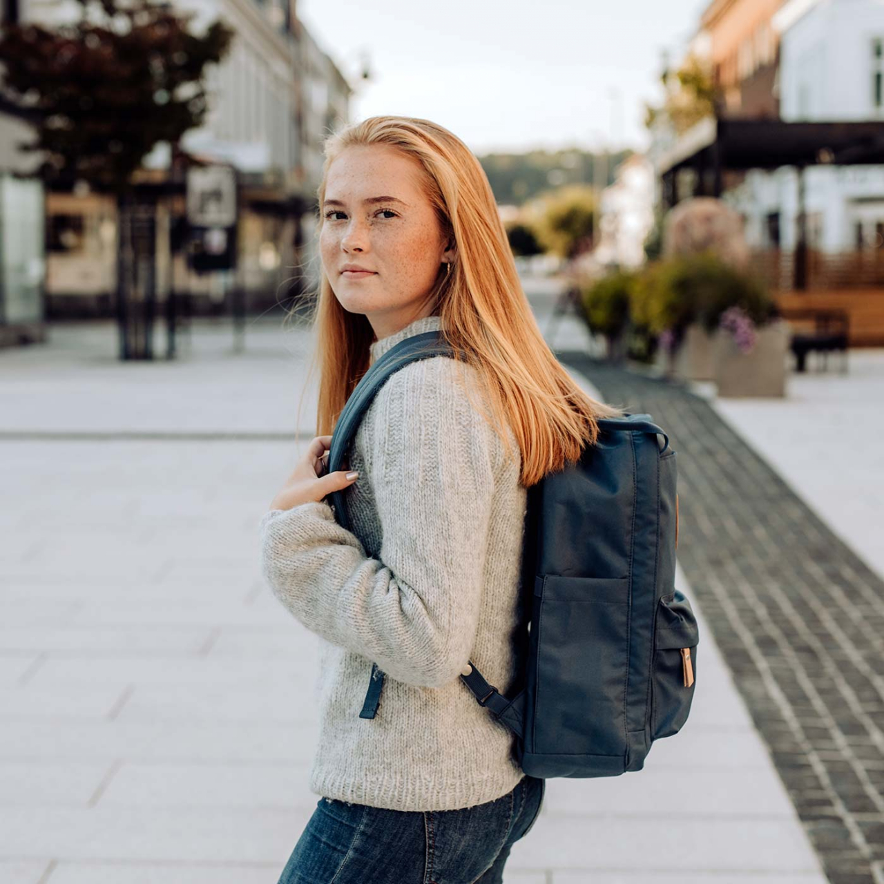 Rucsac, ghiozdan ergonomic City Light, Blue Fade [12]