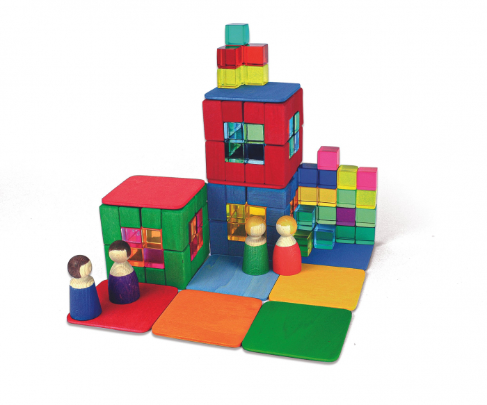 Set 6 omuleti din lemn, Bauspiel [5]