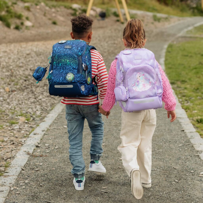 Ghiozdan, rucsac ergonomic cu perna de aer, set Active Air FLX 6 piese, Candy [2]