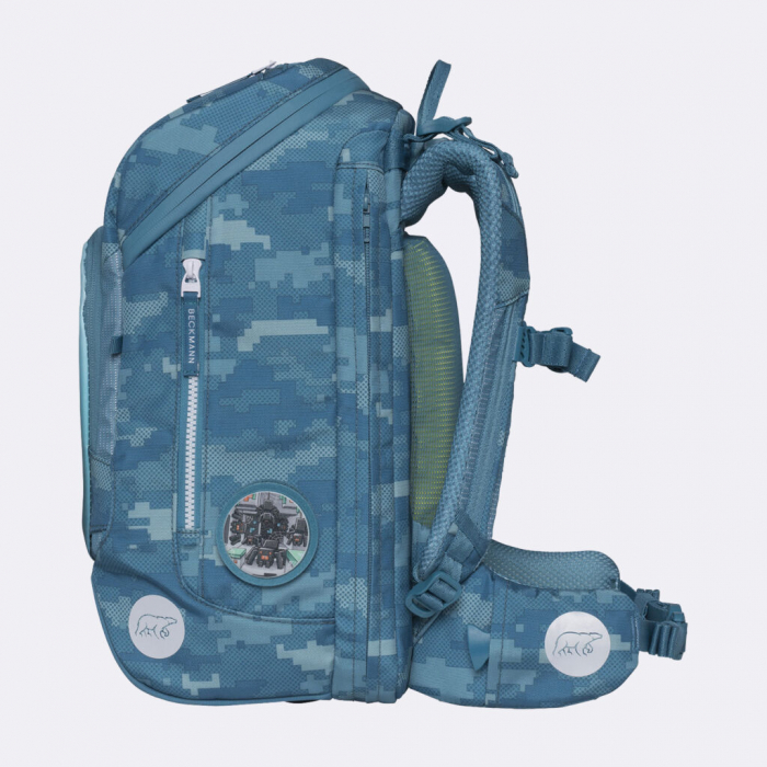 Ghiozdan, rucsac ergonomic cu perna de aer, set Active Air FLX 6 piese, Jungle Game [12]