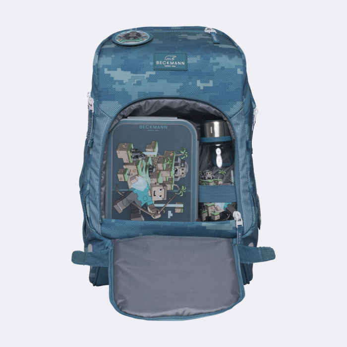 Ghiozdan, rucsac ergonomic cu perna de aer, set Active Air FLX 6 piese, Jungle Game [8]