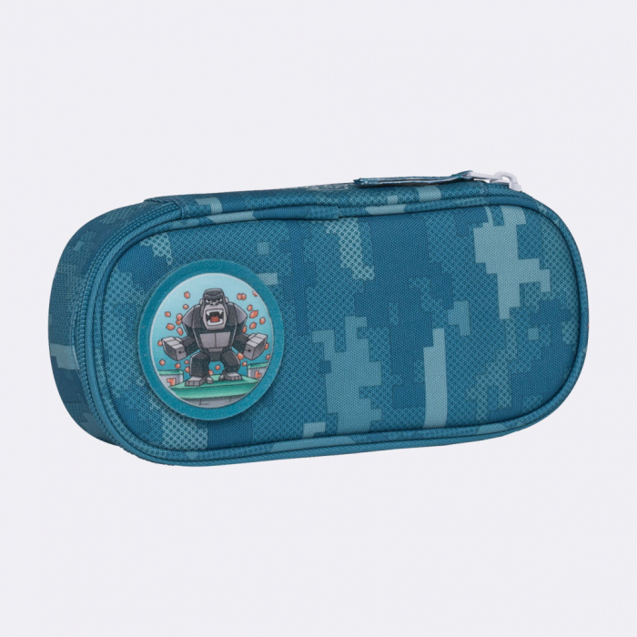 Ghiozdan, rucsac ergonomic cu perna de aer, set Active Air FLX 6 piese, Jungle Game [20]