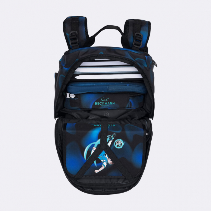 Ghiozdan, rucsac ergonomic cu perna de aer, set Active Air FLX 6 piese, Magic League [11]
