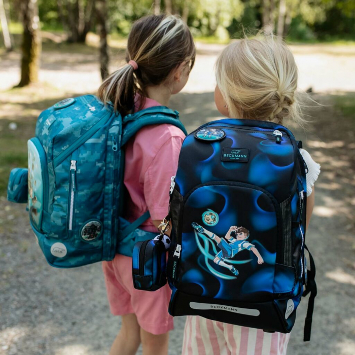 Ghiozdan, rucsac ergonomic cu perna de aer, set Active Air FLX 6 piese, Magic League [26]