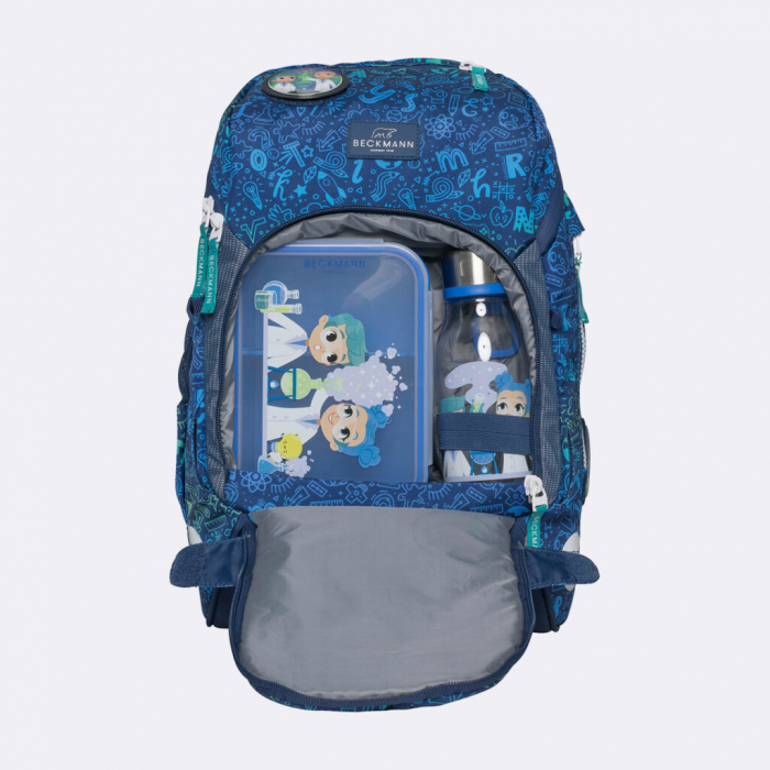 Ghiozdan, rucsac ergonomic cu perna de aer, set Active Air FLX 6 piese, Science [8]