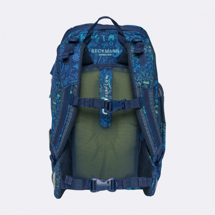 Ghiozdan, rucsac ergonomic cu perna de aer, set Active Air FLX 6 piese, Science [5]