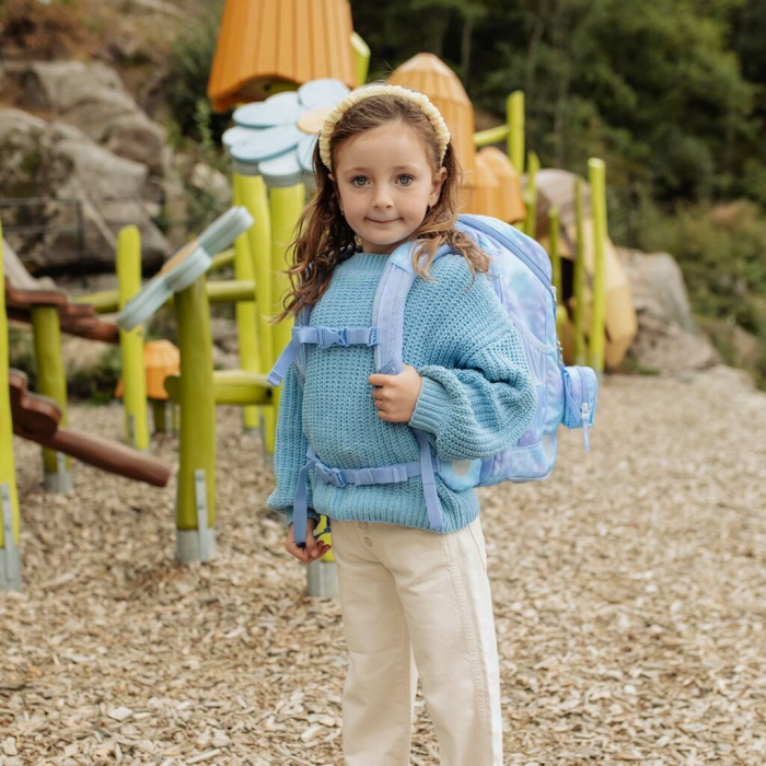 Ghiozdan, rucsac ergonomic cu perna de aer, set Active Air FLX 6 piese, Unicorn Princess Ice Blue [2]