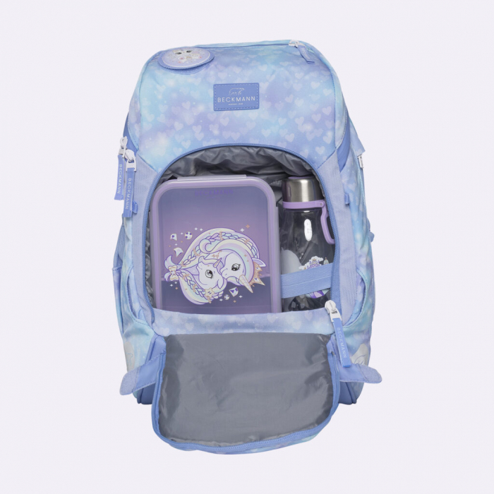 Ghiozdan, rucsac ergonomic cu perna de aer, set Active Air FLX 6 piese, Unicorn Princess Ice Blue [9]