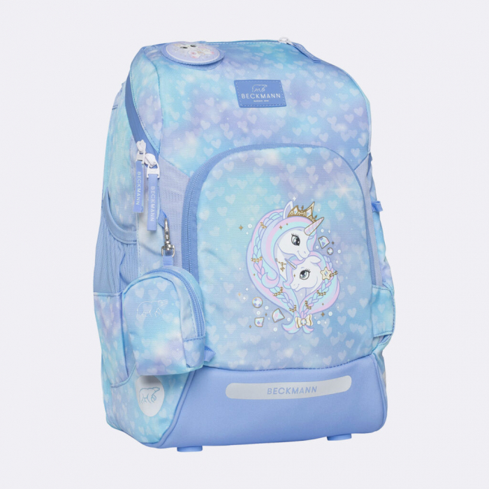 Ghiozdan, rucsac ergonomic cu perna de aer, set Active Air FLX 6 piese, Unicorn Princess Ice Blue [5]