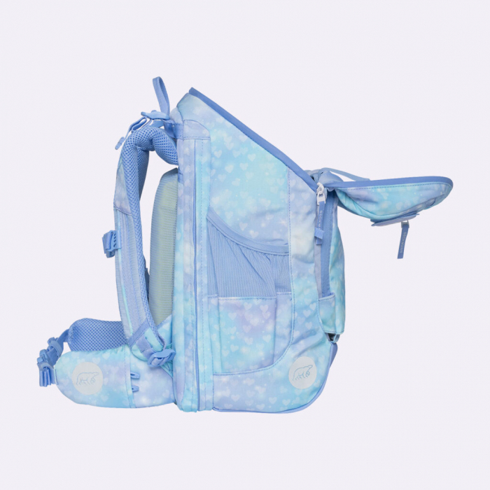 Ghiozdan, rucsac ergonomic cu perna de aer, set Active Air FLX 6 piese, Unicorn Princess Ice Blue [10]