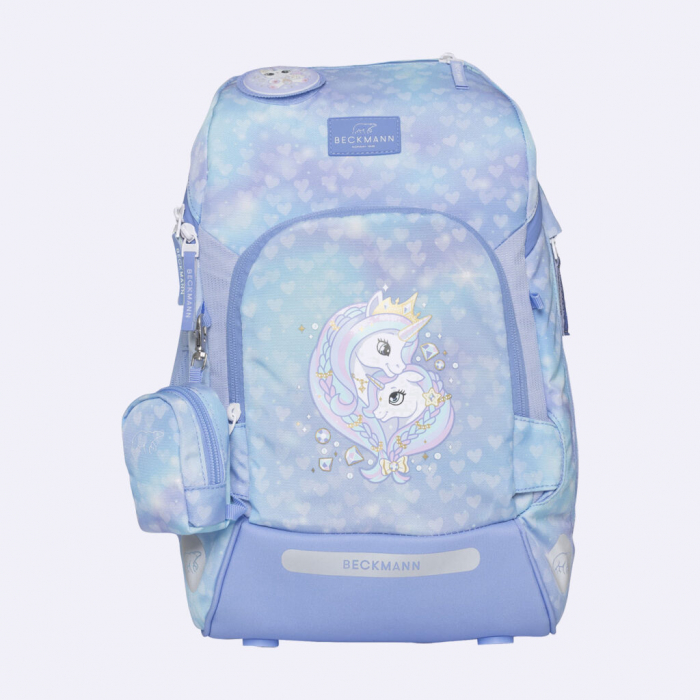 Ghiozdan, rucsac ergonomic cu perna de aer, set Active Air FLX 6 piese, Unicorn Princess Ice Blue [3]