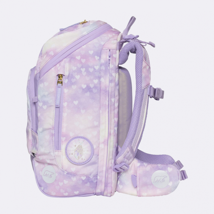 Ghiozdan, rucsac ergonomic cu perna de aer, set Active Air FLX 6 piese, Unicorn Princess Purple [13]