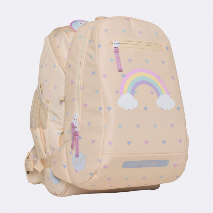 Ghiozdan, rucsac ergonomic cu perna de aer, set Active Air FLX 6 piese, Yellow Heart [12]