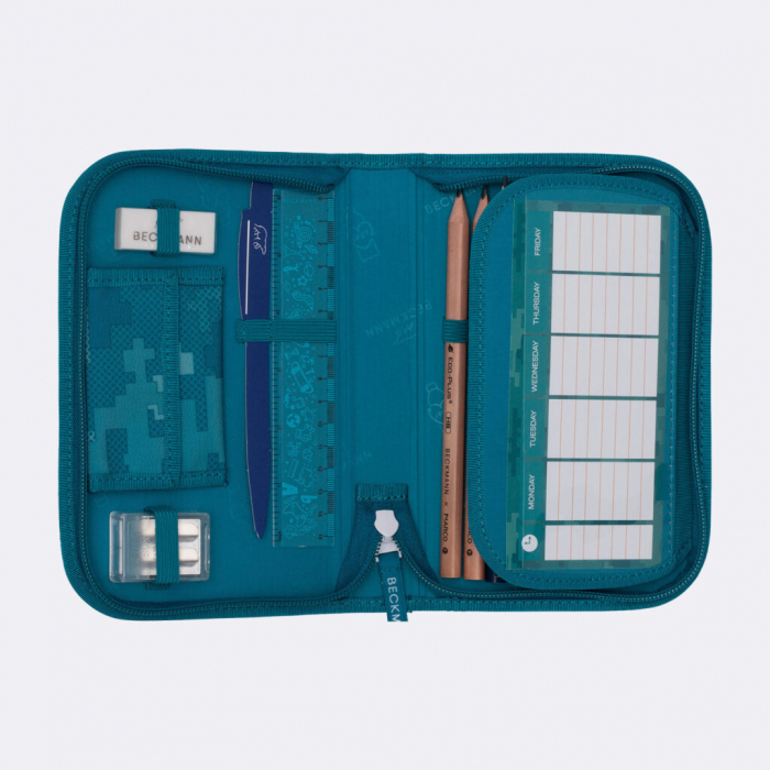 Ghiozdan, rucsac ergonomic, set clasic 6 piese, Jungle Game [16]