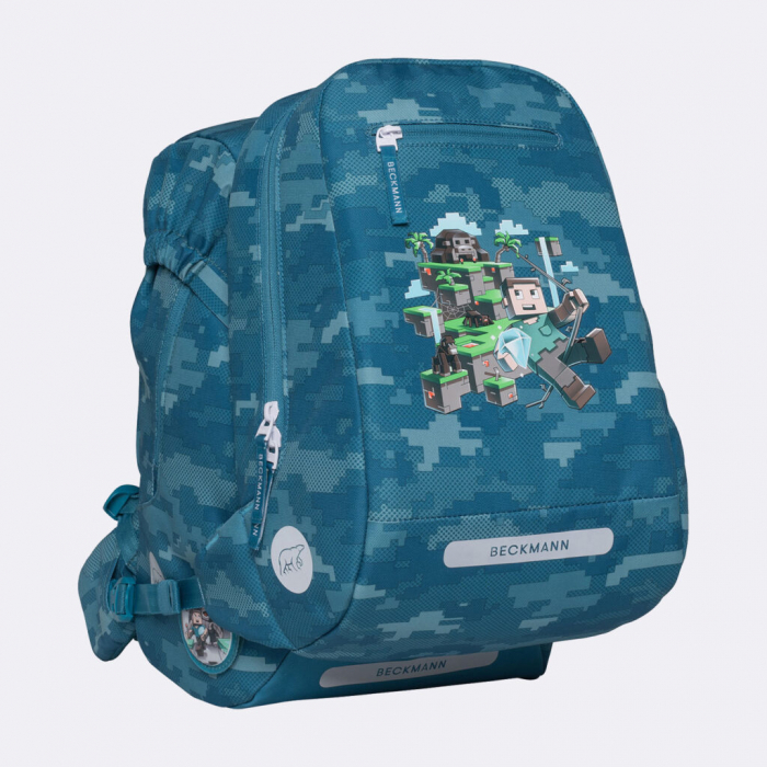 Ghiozdan, rucsac ergonomic, set clasic 6 piese, Jungle Game [11]