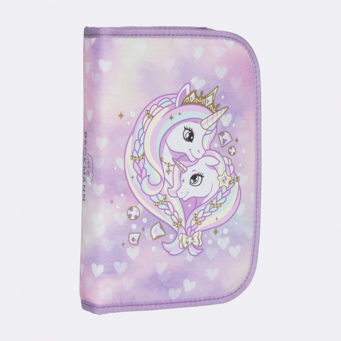 Ghiozdan, rucsac ergonomic, set clasic 6 piese, Unicorn Princess Purple [14]