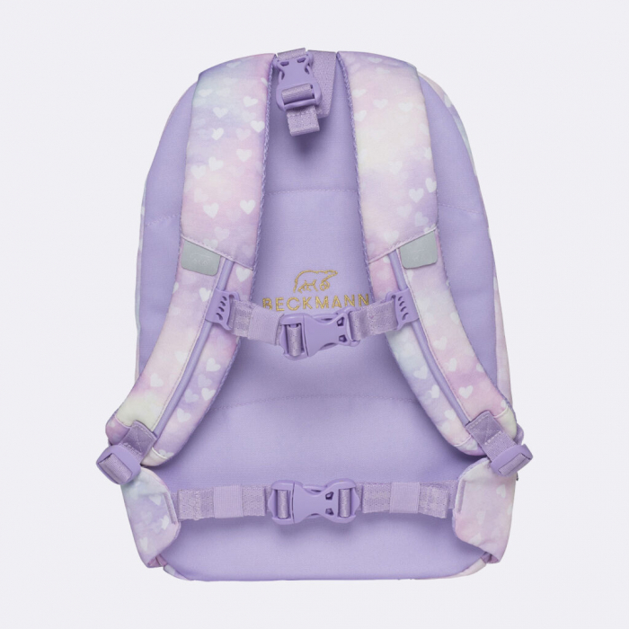 Ghiozdan, rucsac ergonomic, set clasic 6 piese, Unicorn Princess Purple [12]