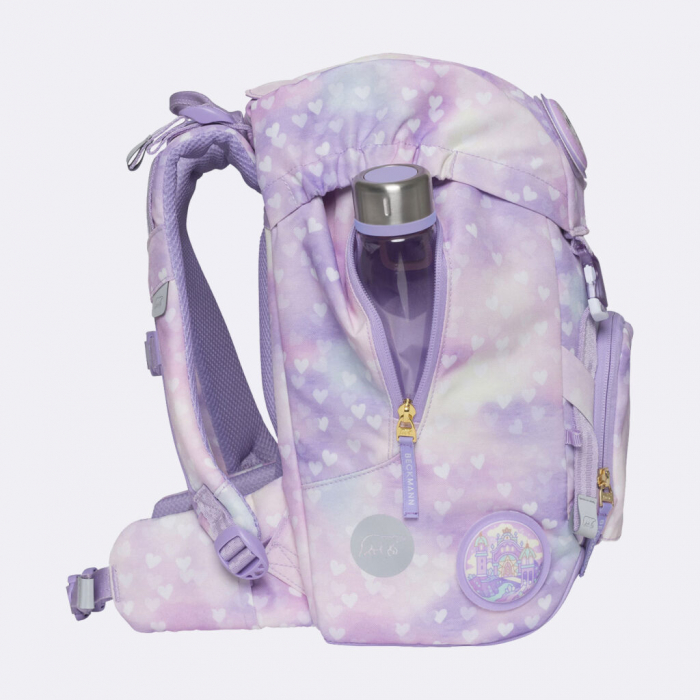 Ghiozdan, rucsac ergonomic, set clasic 6 piese, Unicorn Princess Purple [8]