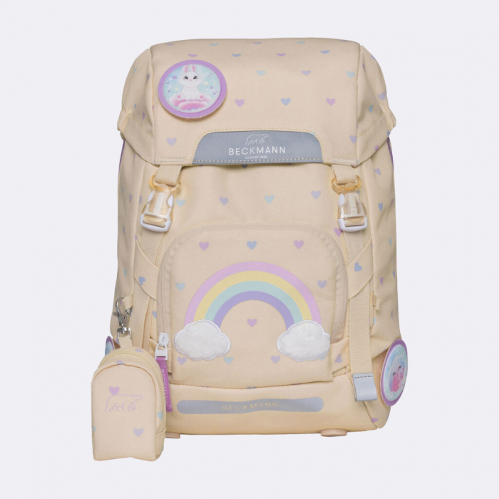 Ghiozdan, rucsac ergonomic, set clasic 6 piese, Yellow Heart [3]