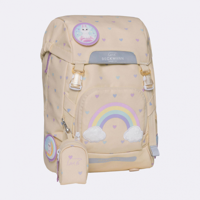 Ghiozdan, rucsac ergonomic, set clasic 6 piese, Yellow Heart [5]